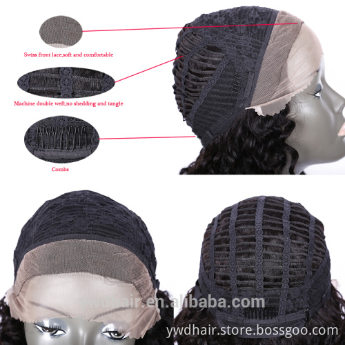 8-26inch Cheapest Full Lace Human Hair Wigs With baby hair Virgin Brazilian Straight Glueless Lace Front Wigs for black women